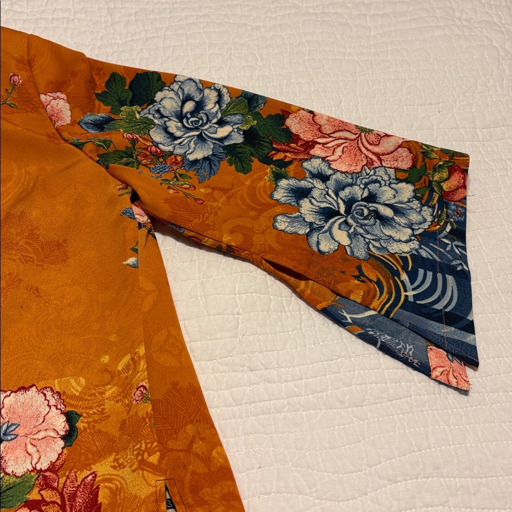 Chico's Drama Printed Kimono - Picture 7 of 8